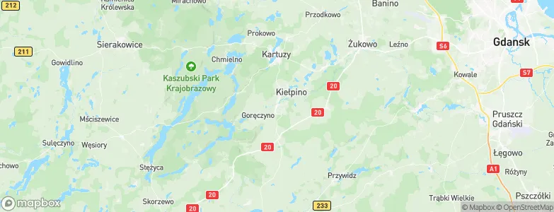 Somonino, Poland Map
