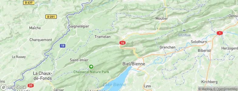 Sonceboz, Switzerland Map