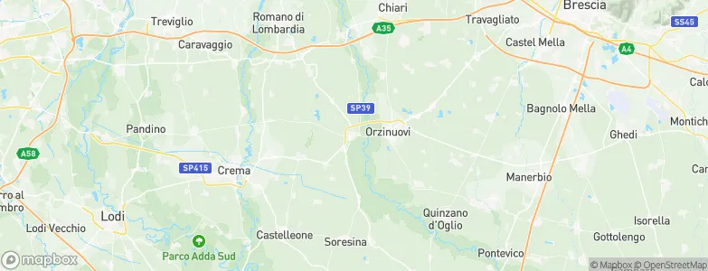 Soncino, Italy Map