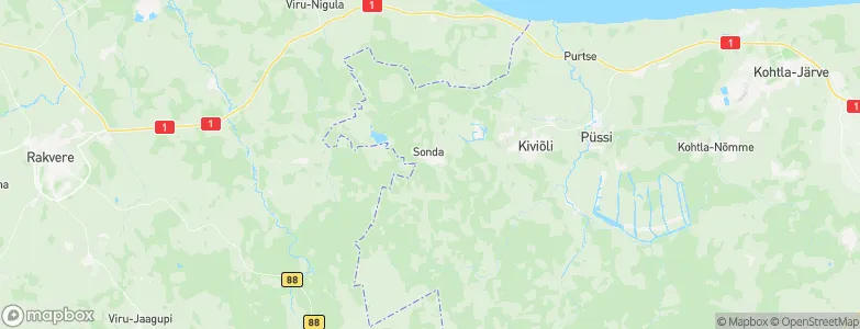 Sonda, Estonia Map