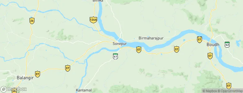 Sonepur, India Map