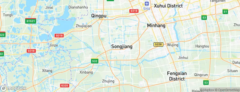 Songjiang, China Map