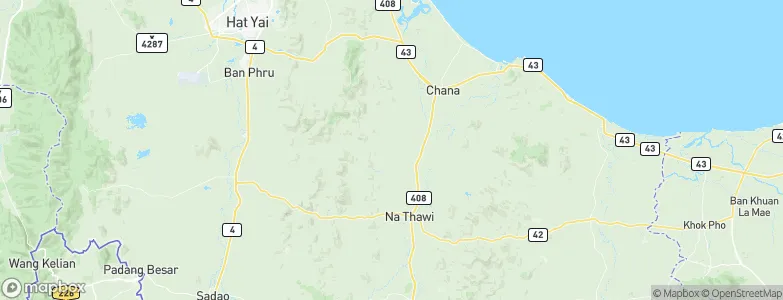 Songkhla, Thailand Map