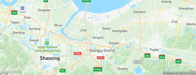 Songxia, China Map