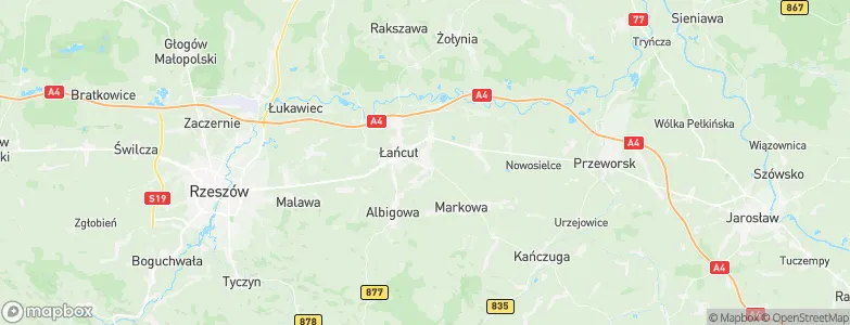 Sonina, Poland Map