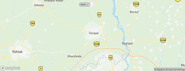 Sonīpat, India Map
