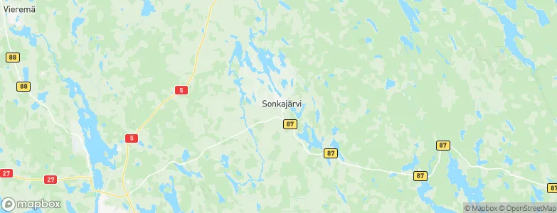 Sonkajärvi, Finland Map