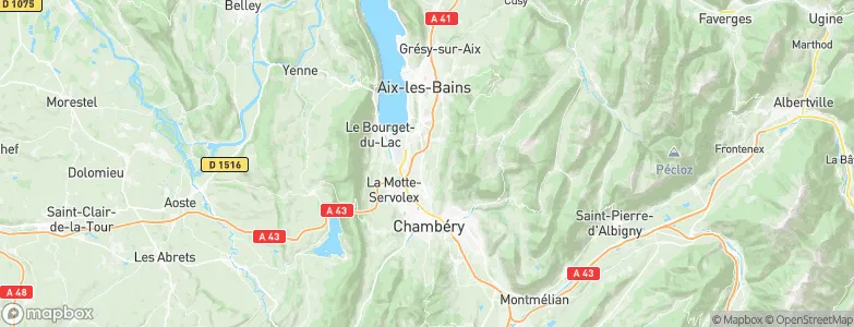 Sonnaz, France Map
