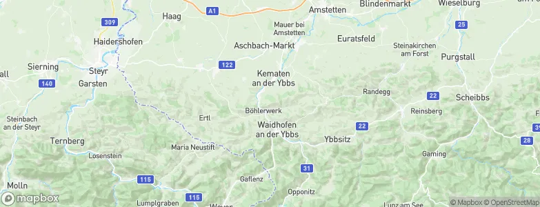 Sonntagberg, Austria Map