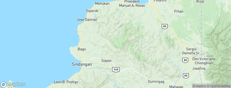 Sonob, Philippines Map