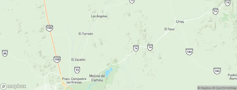 Sonora, Mexico Map