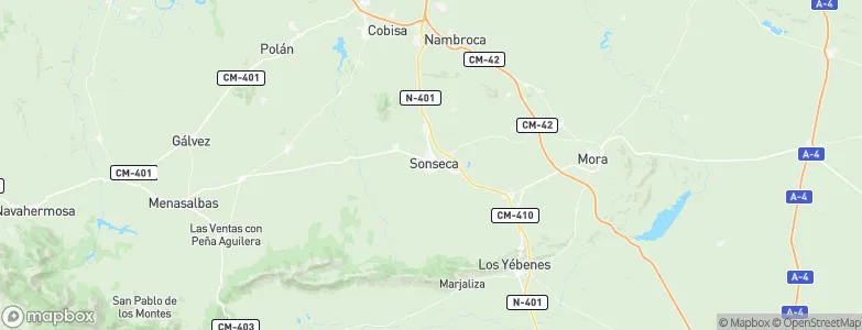 Sonseca, Spain Map