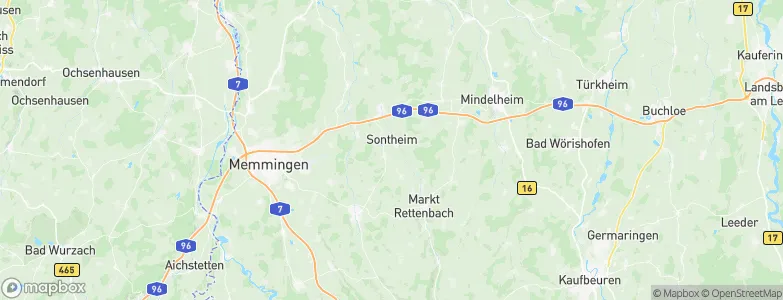 Sontheim, Germany Map