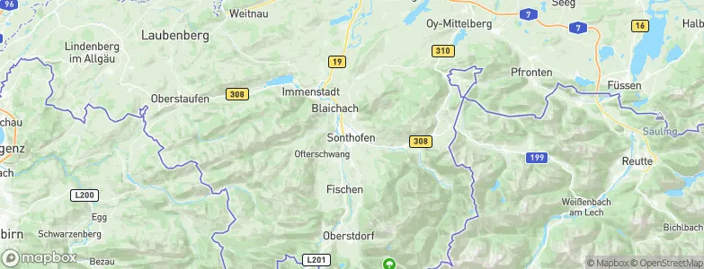 Sonthofen, Germany Map