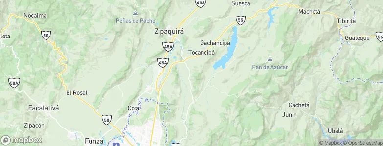 Sopó, Colombia Map