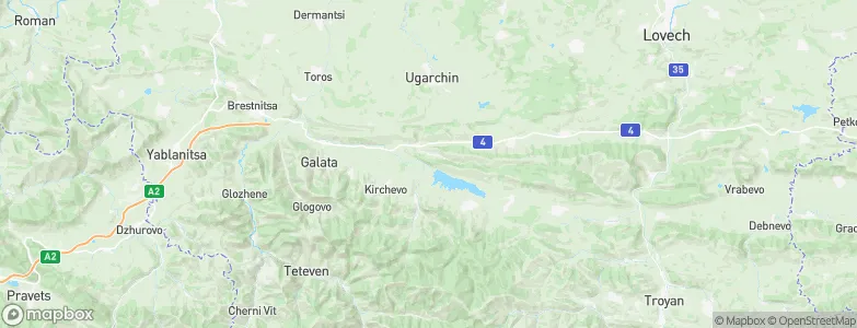 Sopot, Bulgaria Map