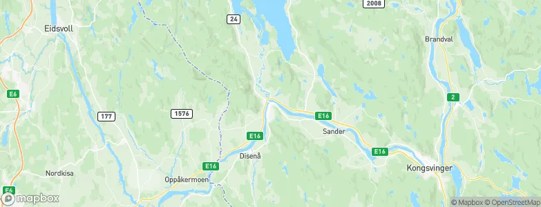 Sør-Odal, Norway Map