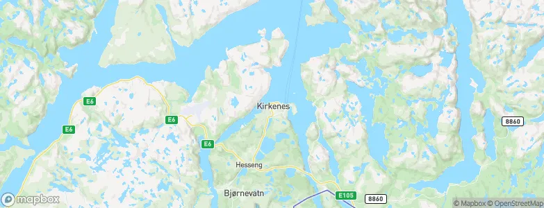 Sør-Varanger, Norway Map