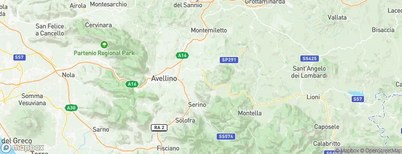 Sorbo Serpico, Italy Map