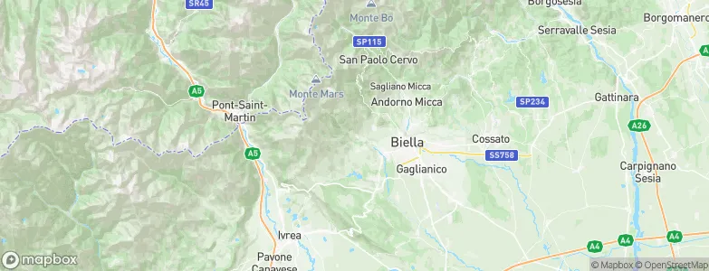 Sordevolo, Italy Map