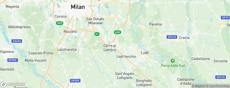 Sordio, Italy Map
