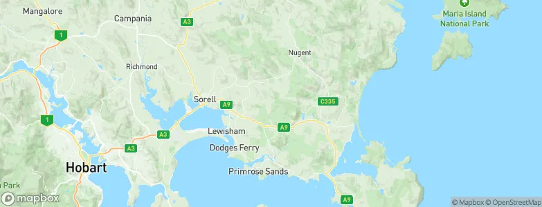 Sorell, Australia Map
