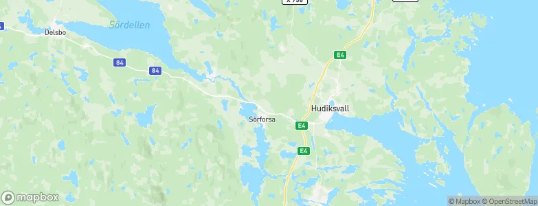 Sörforsa, Sweden Map