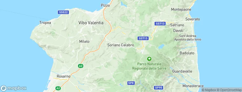 Sorianello, Italy Map