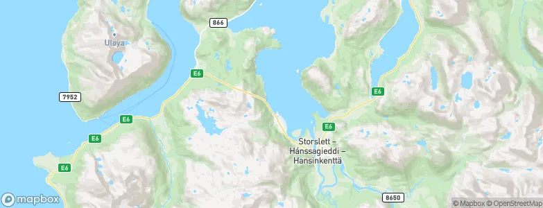 Sørkjosen, Norway Map