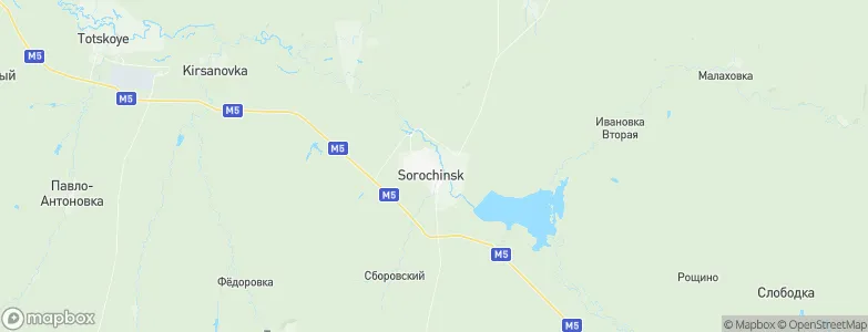 Sorochinsk, Russia Map