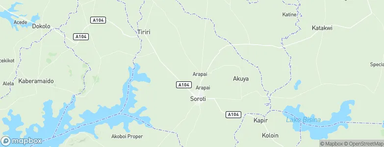 Soroti District, Uganda Map
