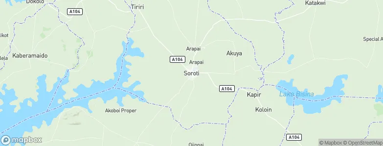 Soroti, Uganda Map