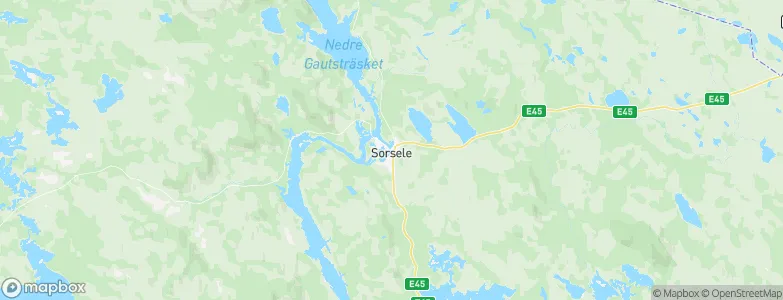 Sorsele, Sweden Map
