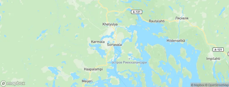Sortavala, Russia Map
