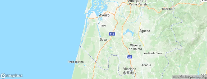 Sosa, Portugal Map