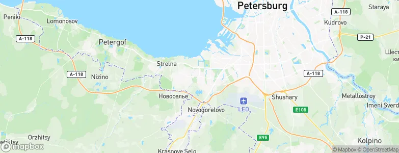 Sosnovaya Polyana, Russia Map