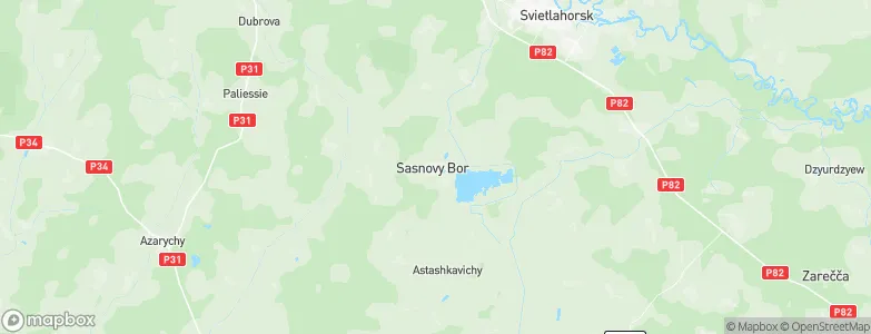 Sosnovyy Bor, Belarus Map