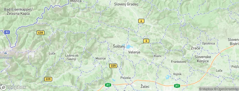 Šoštanj, Slovenia Map