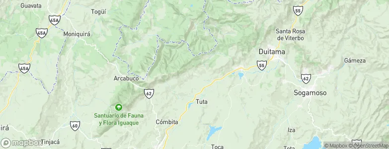 Sotaquirá, Colombia Map