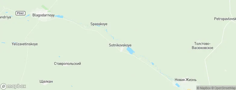 Sotnikovskoye, Russia Map