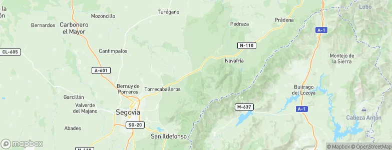 Sotosalbos, Spain Map