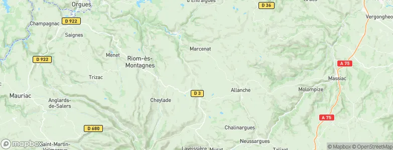 Soulages, France Map