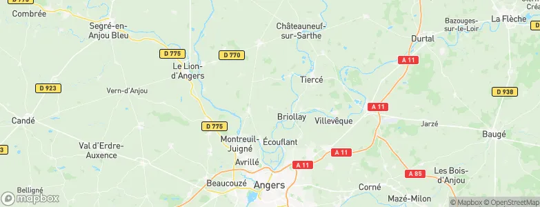 Soulaire-et-Bourg, France Map