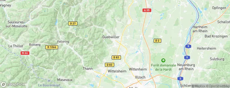 Soultz-Haut-Rhin, France Map