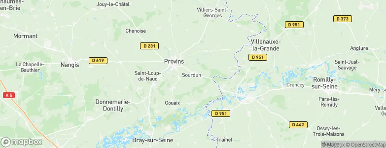 Sourdun, France Map