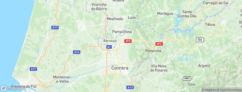 Souselas, Portugal Map