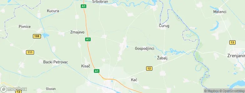 South Bačka, Serbia Map