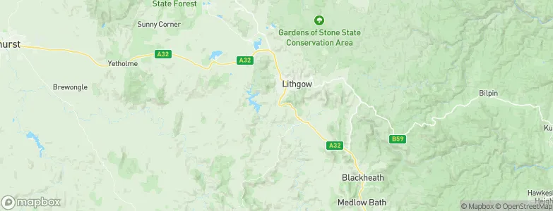 South Bowenfels, Australia Map