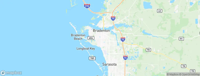 South Bradenton, United States Map