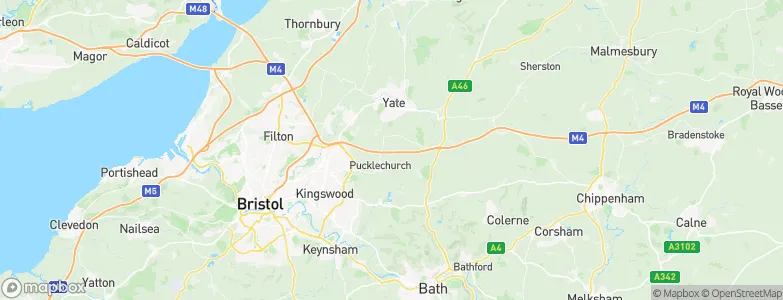 South Gloucestershire, United Kingdom Map